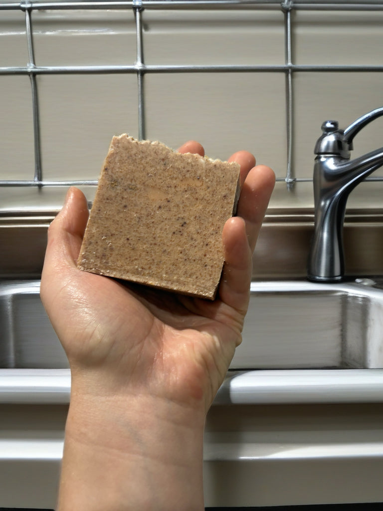 Walnut shell exfoliating Soap Bar